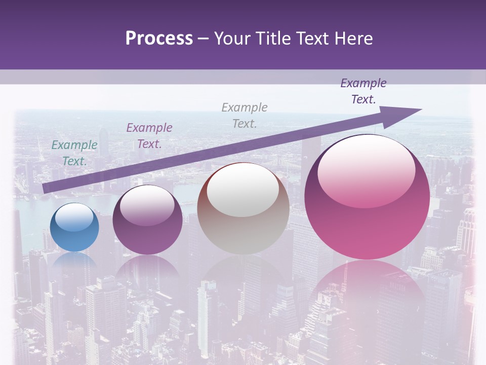 A Cityscape With Buildings And Water In The Background PowerPoint Template