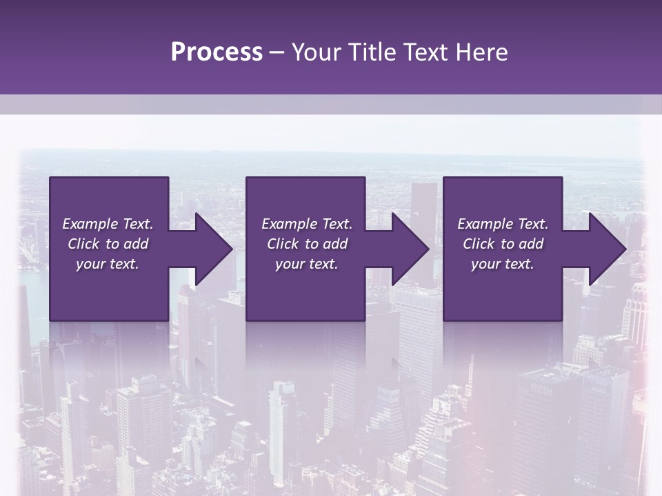 A Cityscape With Buildings And Water In The Background PowerPoint Template