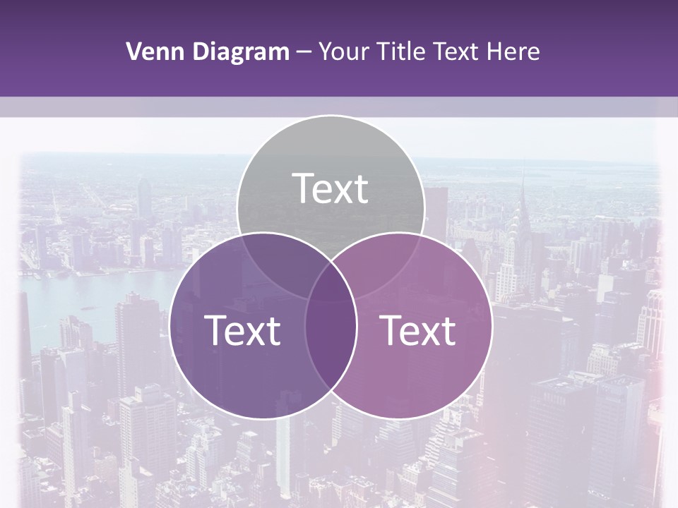 A Cityscape With Buildings And Water In The Background PowerPoint Template