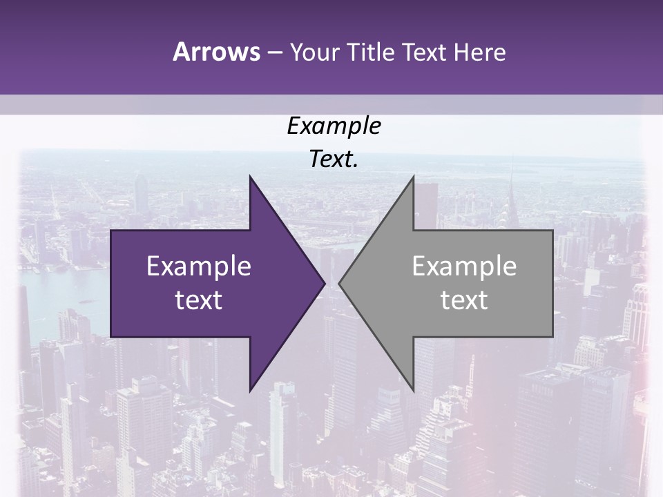 A Cityscape With Buildings And Water In The Background PowerPoint Template