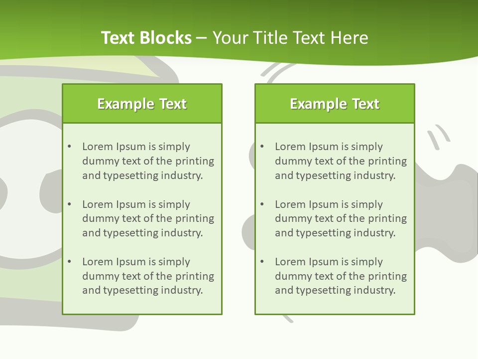 A Green Box With A Cartoon Character On It PowerPoint Template