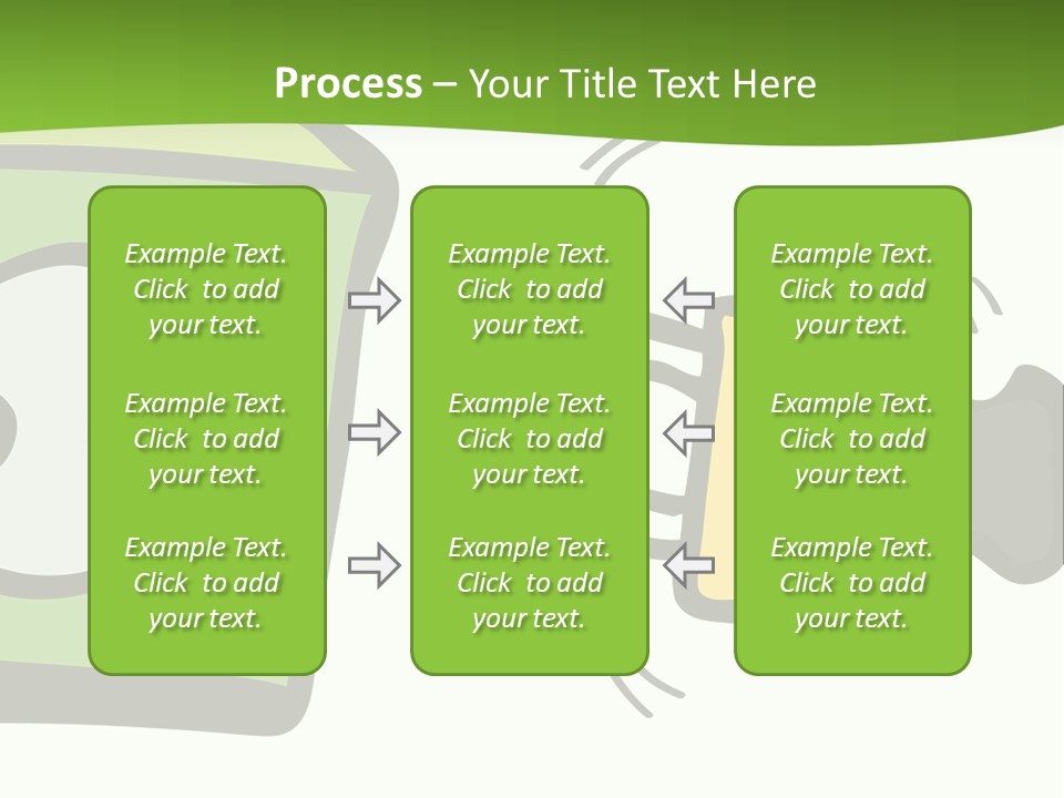 A Green Box With A Cartoon Character On It PowerPoint Template