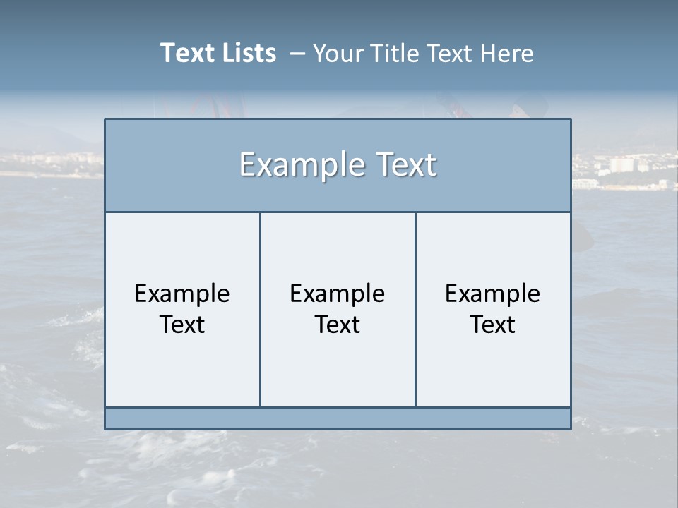 A Man Riding A Sailboat On Top Of A Body Of Water PowerPoint Template