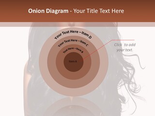 A Woman In A Corset With Long Black Hair PowerPoint Template