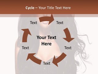 A Woman In A Corset With Long Black Hair PowerPoint Template