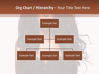 A Woman In A Corset With Long Black Hair PowerPoint Template