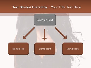 A Woman In A Corset With Long Black Hair PowerPoint Template