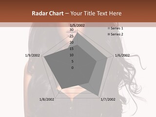 A Woman In A Corset With Long Black Hair PowerPoint Template