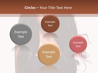 A Woman In A Corset With Long Black Hair PowerPoint Template