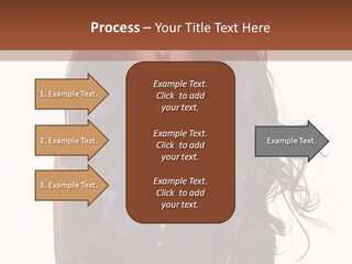 A Woman In A Corset With Long Black Hair PowerPoint Template