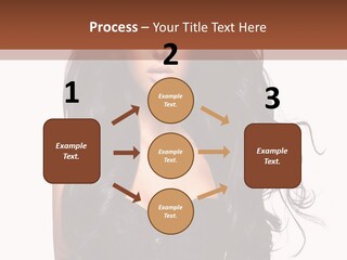 A Woman In A Corset With Long Black Hair PowerPoint Template