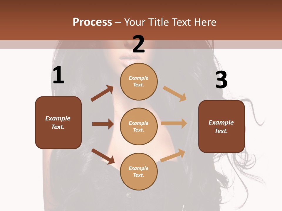 A Woman In A Corset With Long Black Hair PowerPoint Template
