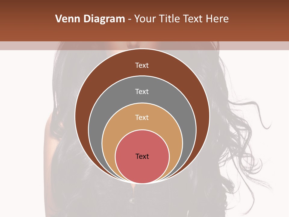 A Woman In A Corset With Long Black Hair PowerPoint Template