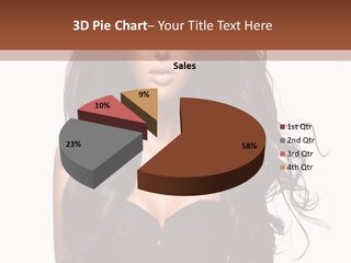 A Woman In A Corset With Long Black Hair PowerPoint Template