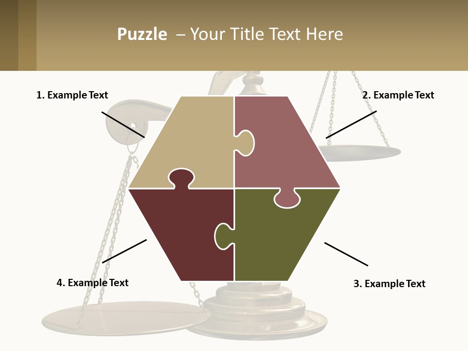 A Scale With A Sign On It That Says Name Of Presentation PowerPoint Template