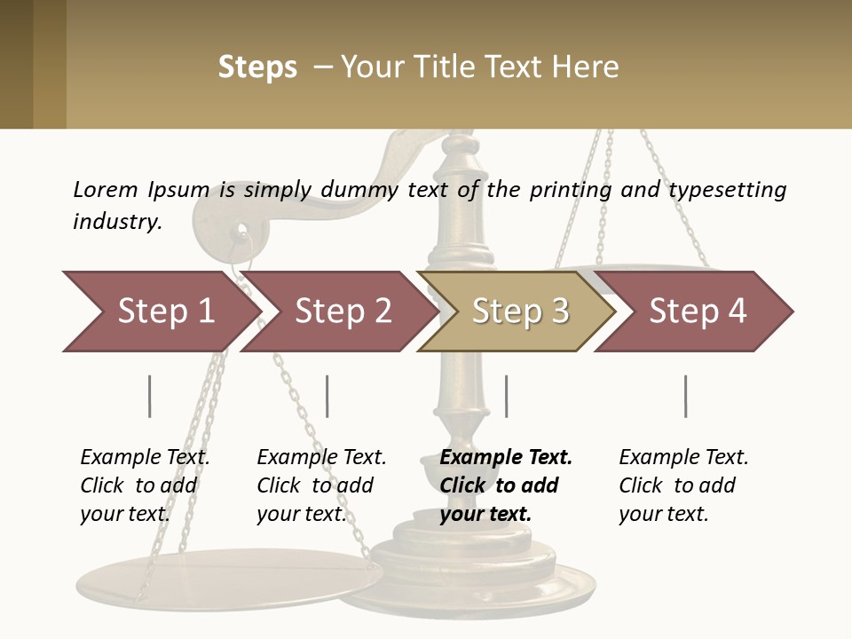 A Scale With A Sign On It That Says Name Of Presentation PowerPoint Template
