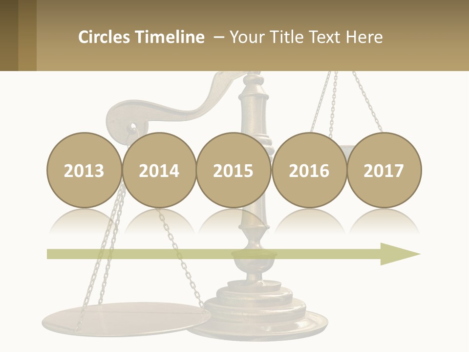 A Scale With A Sign On It That Says Name Of Presentation PowerPoint Template