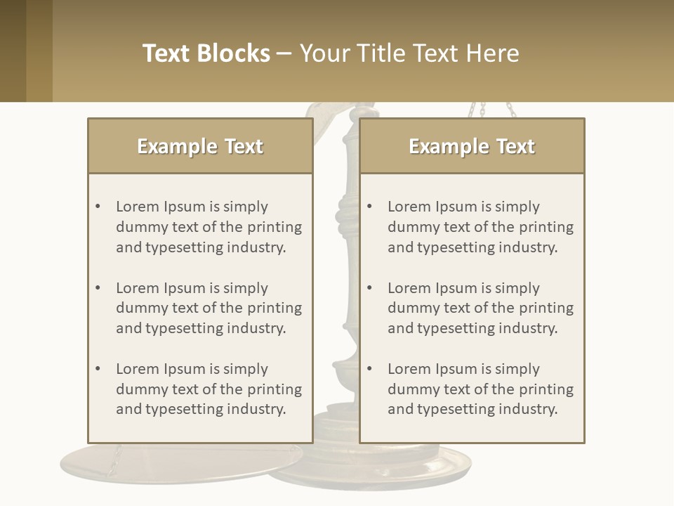A Scale With A Sign On It That Says Name Of Presentation PowerPoint Template