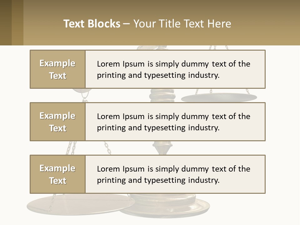 A Scale With A Sign On It That Says Name Of Presentation PowerPoint Template