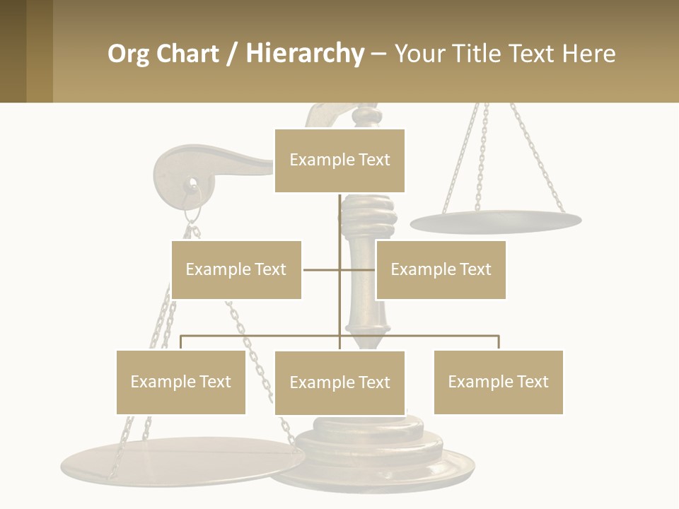 A Scale With A Sign On It That Says Name Of Presentation PowerPoint Template