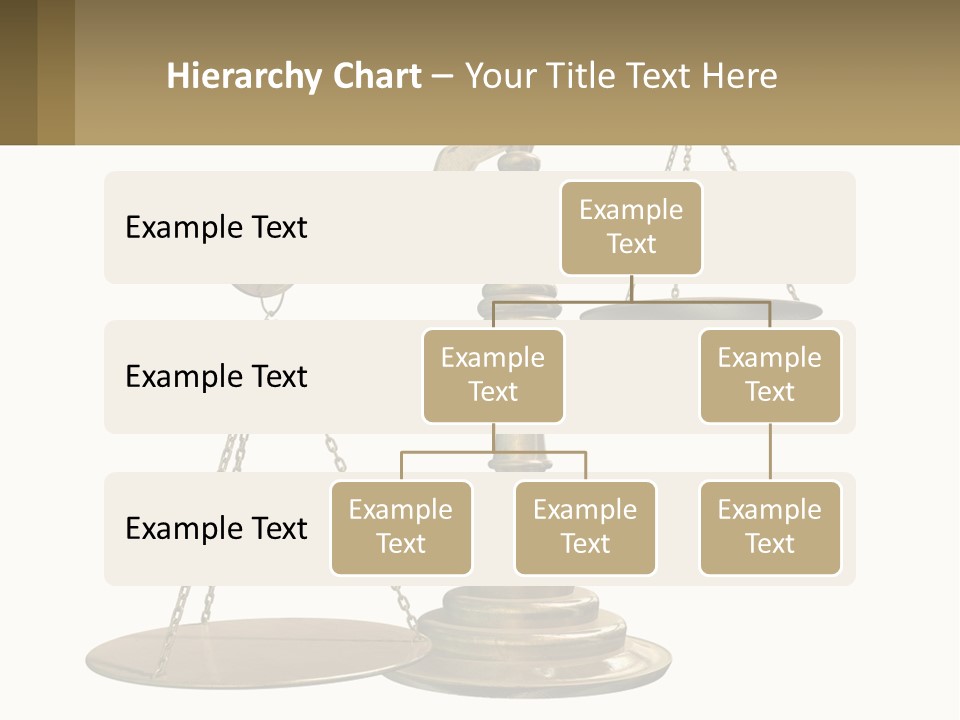 A Scale With A Sign On It That Says Name Of Presentation PowerPoint Template
