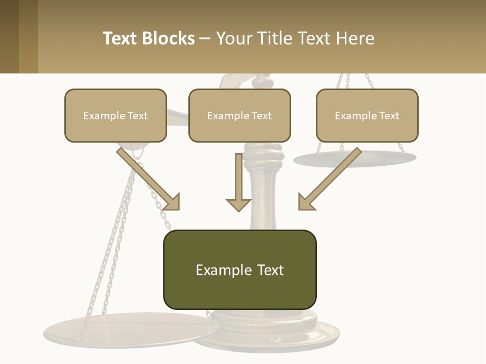 A Scale With A Sign On It That Says Name Of Presentation PowerPoint Template