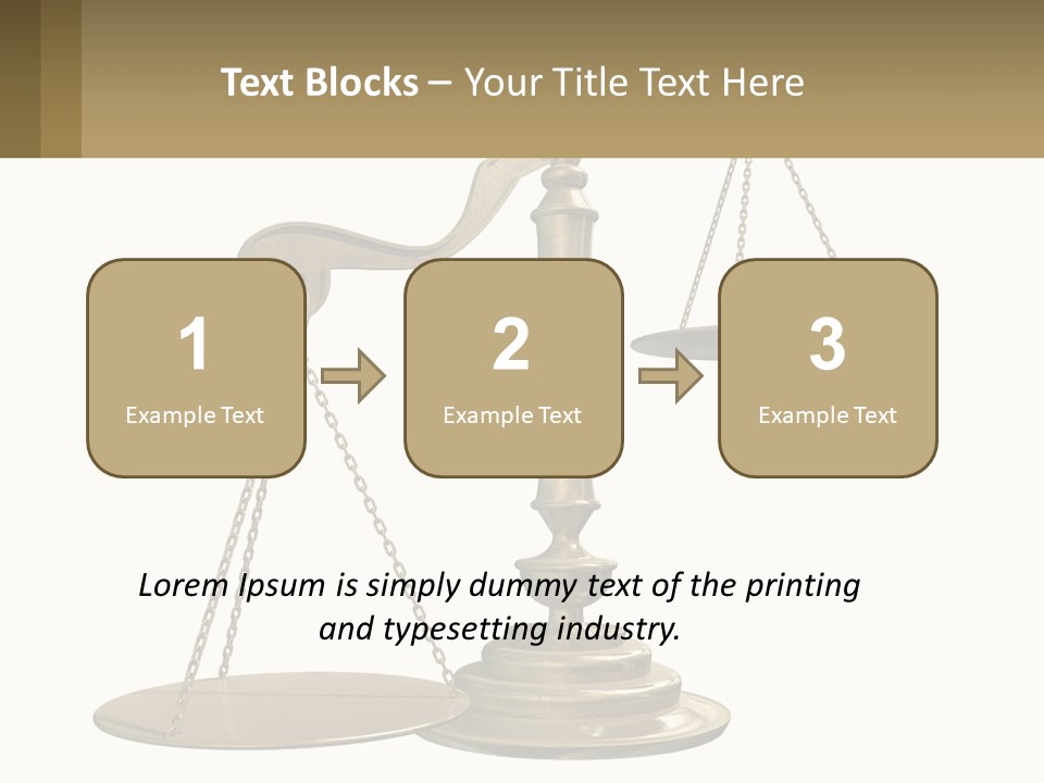 A Scale With A Sign On It That Says Name Of Presentation PowerPoint Template