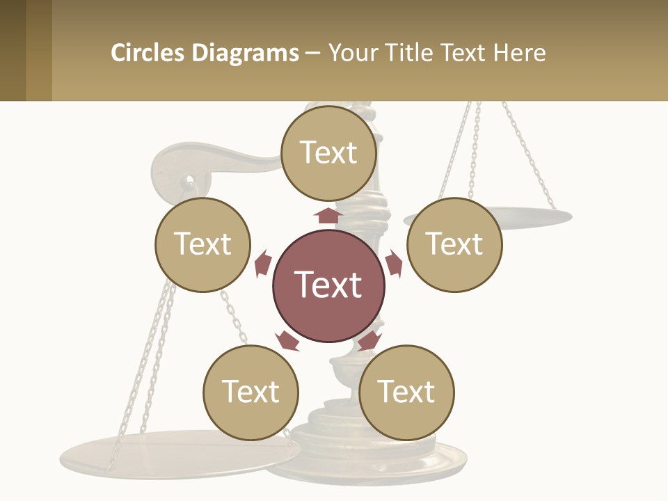 A Scale With A Sign On It That Says Name Of Presentation PowerPoint Template