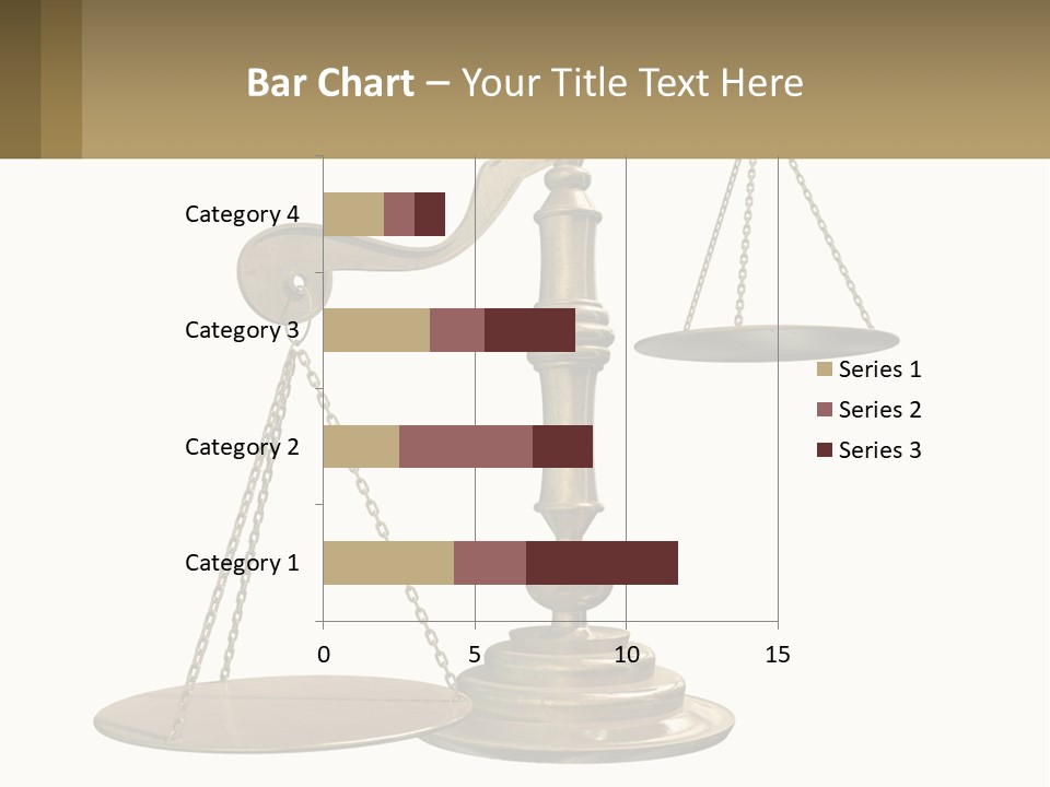 A Scale With A Sign On It That Says Name Of Presentation PowerPoint Template