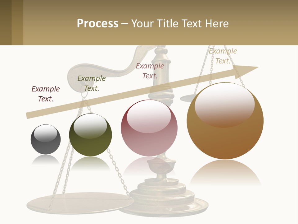 A Scale With A Sign On It That Says Name Of Presentation PowerPoint Template