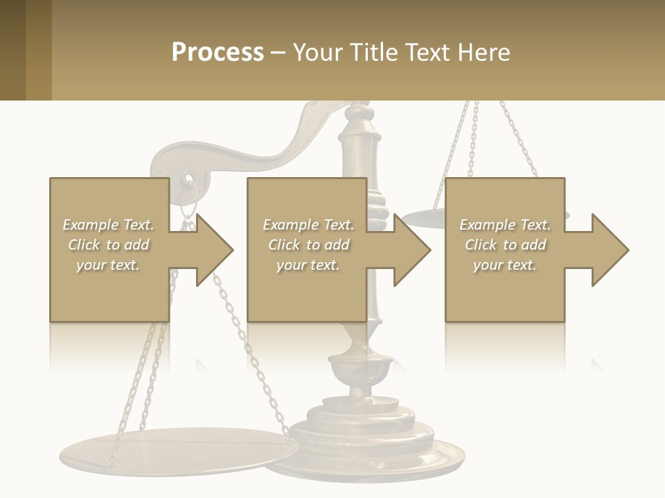 A Scale With A Sign On It That Says Name Of Presentation PowerPoint Template
