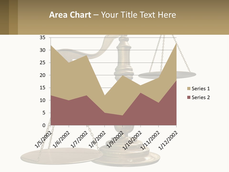 A Scale With A Sign On It That Says Name Of Presentation PowerPoint Template