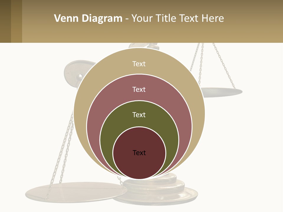 A Scale With A Sign On It That Says Name Of Presentation PowerPoint Template