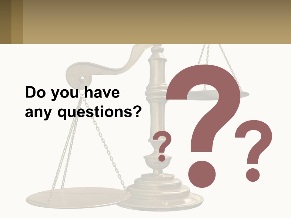 A Scale With A Sign On It That Says Name Of Presentation PowerPoint Template