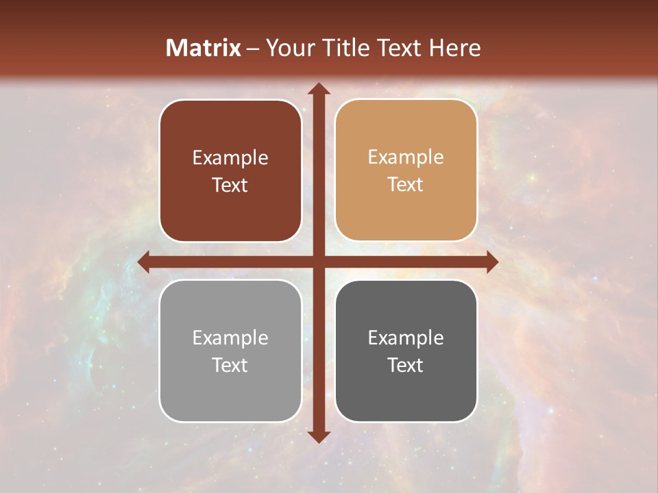 An Image Of A Large Star In The Sky PowerPoint Template