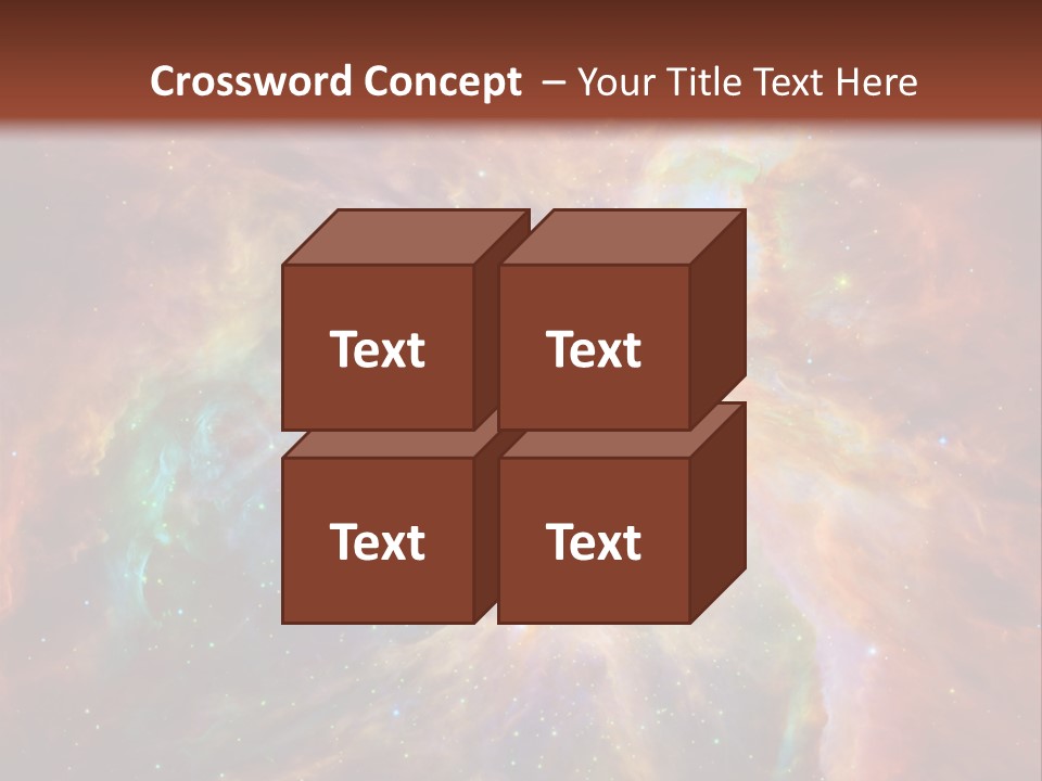 An Image Of A Large Star In The Sky PowerPoint Template