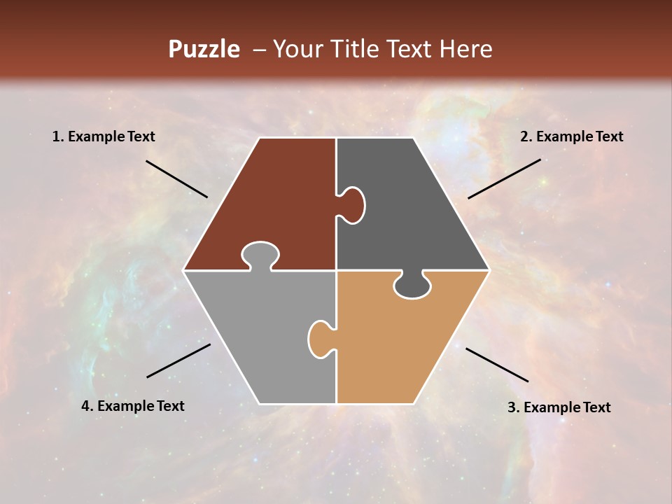 An Image Of A Large Star In The Sky PowerPoint Template