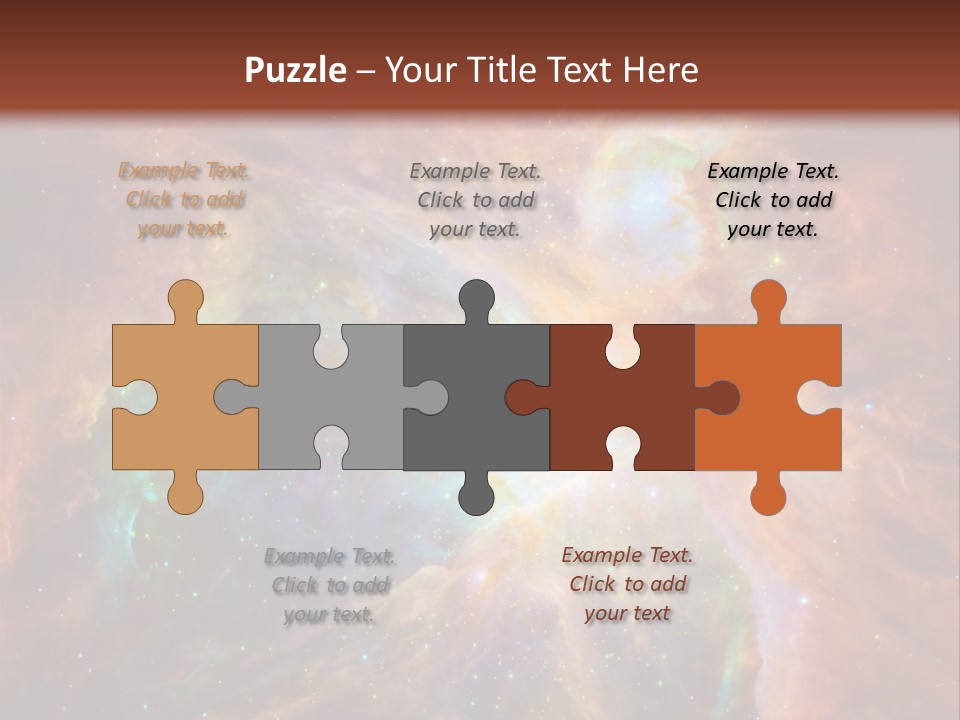 An Image Of A Large Star In The Sky PowerPoint Template