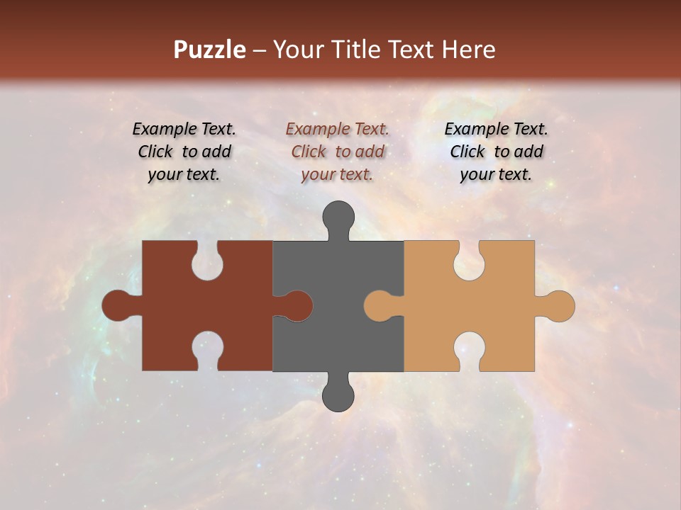 An Image Of A Large Star In The Sky PowerPoint Template