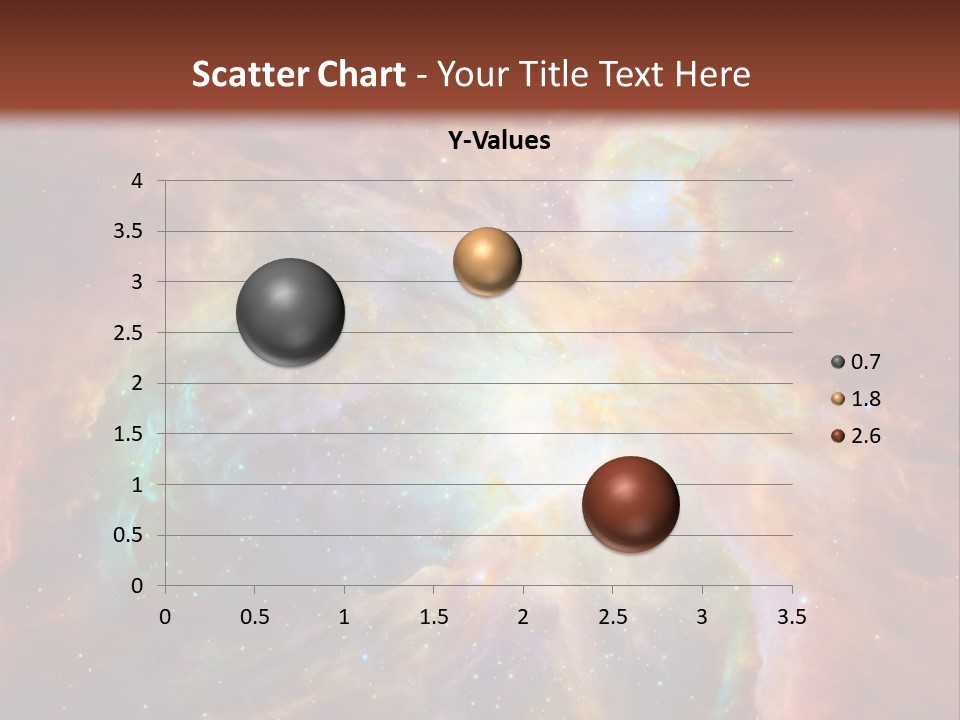 An Image Of A Large Star In The Sky PowerPoint Template