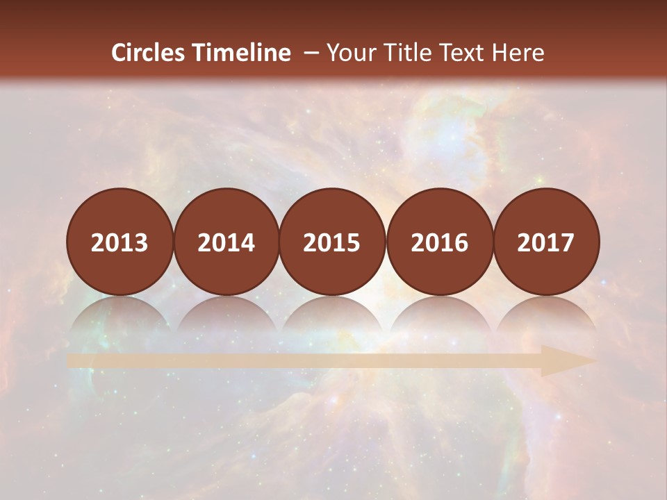 An Image Of A Large Star In The Sky PowerPoint Template