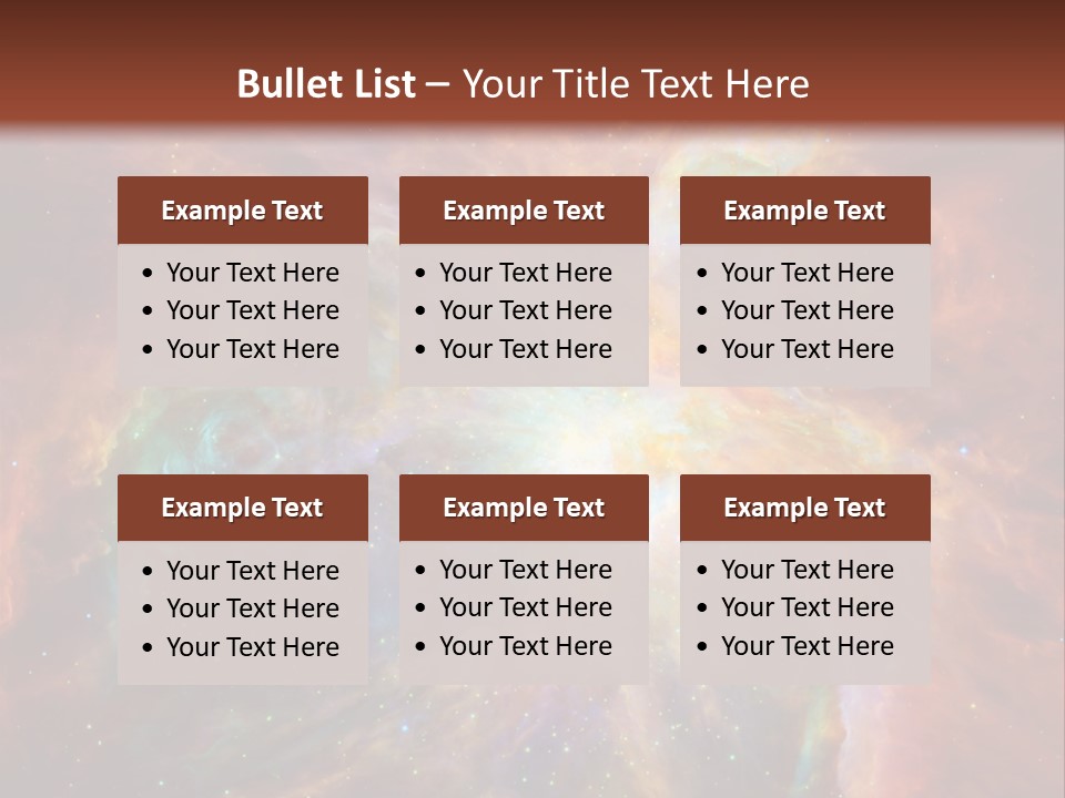 An Image Of A Large Star In The Sky PowerPoint Template