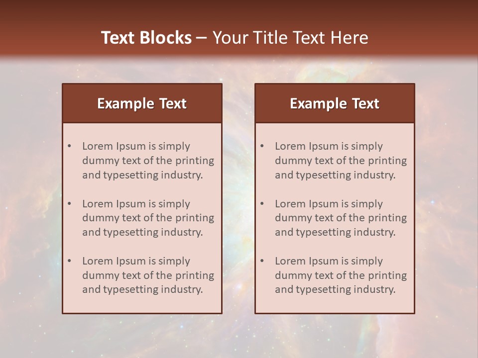 An Image Of A Large Star In The Sky PowerPoint Template