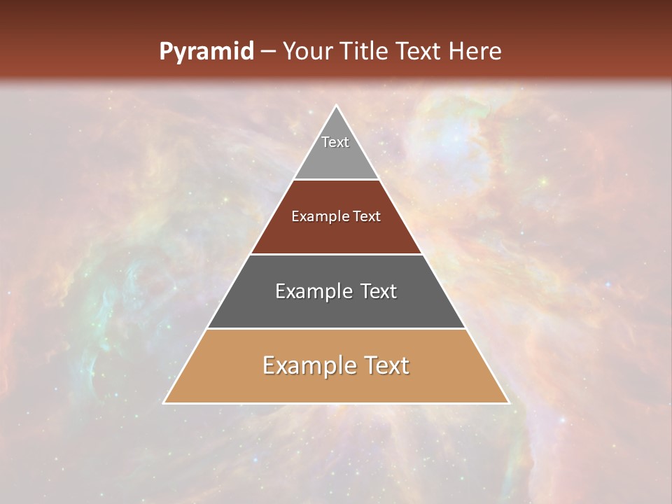 An Image Of A Large Star In The Sky PowerPoint Template