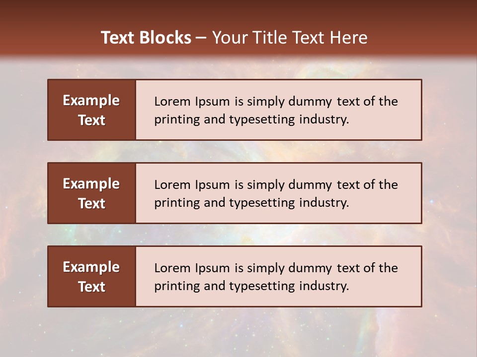 An Image Of A Large Star In The Sky PowerPoint Template