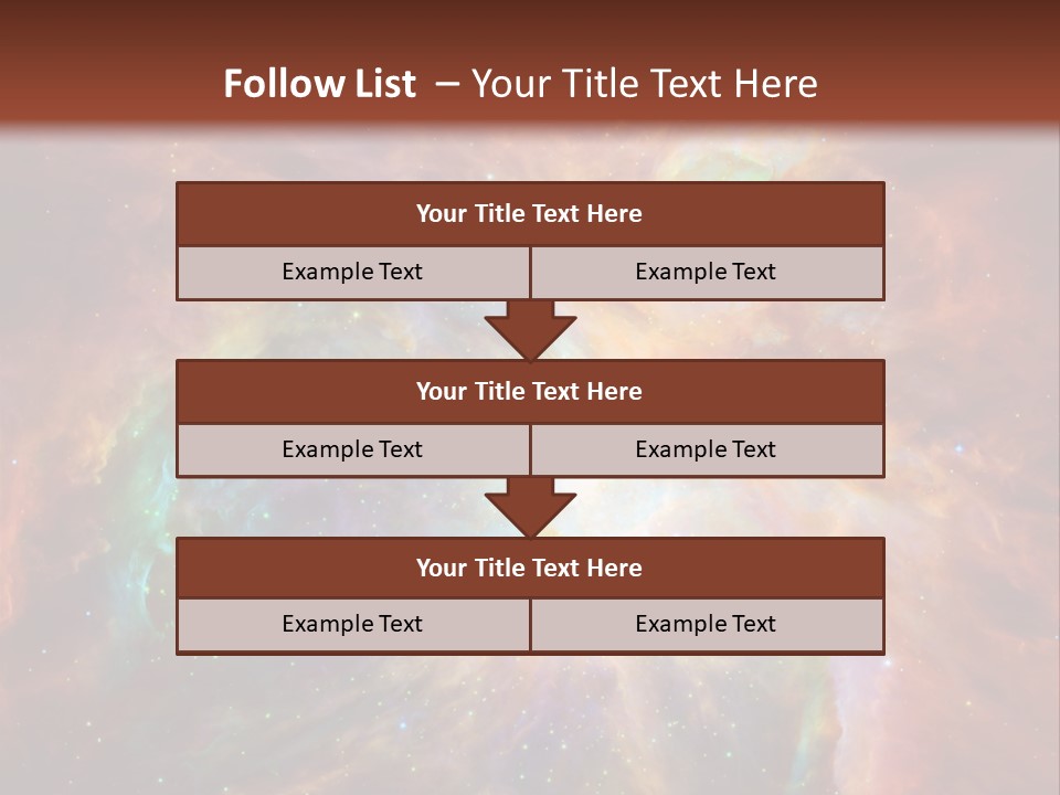 An Image Of A Large Star In The Sky PowerPoint Template