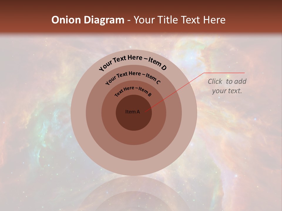 An Image Of A Large Star In The Sky PowerPoint Template