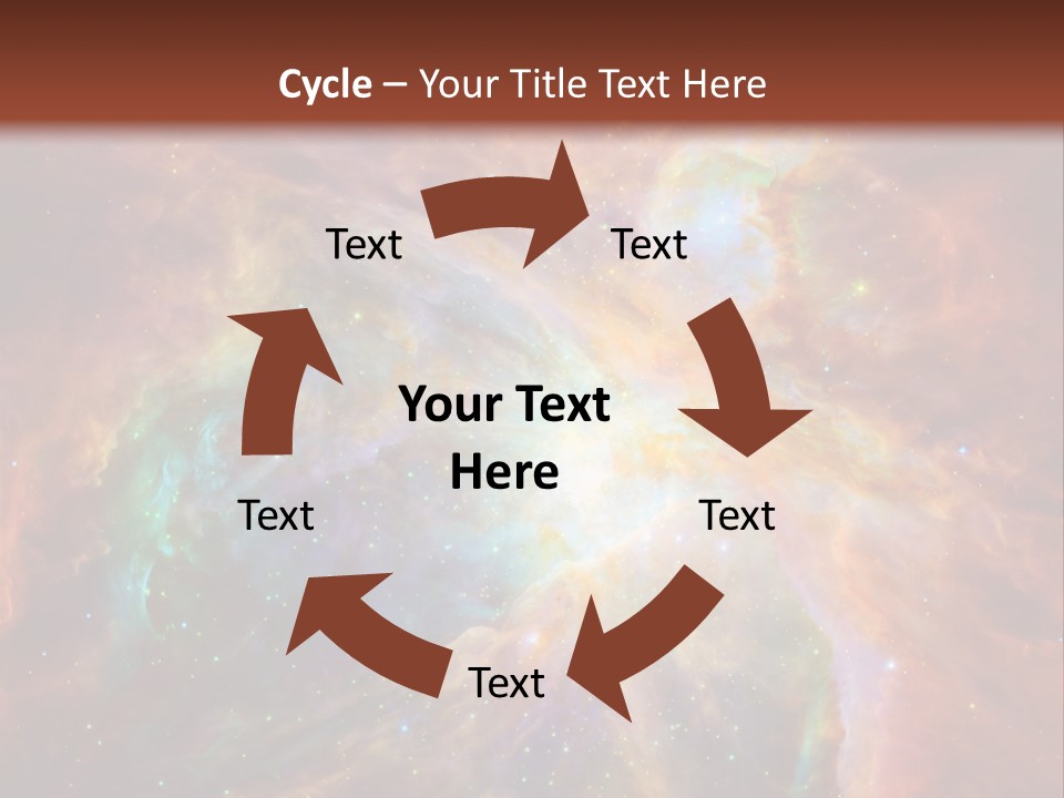 An Image Of A Large Star In The Sky PowerPoint Template