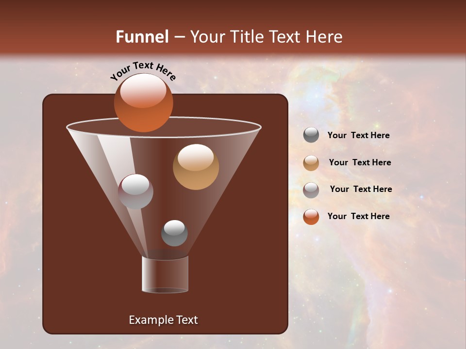 An Image Of A Large Star In The Sky PowerPoint Template