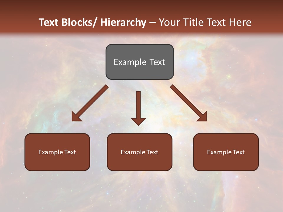 An Image Of A Large Star In The Sky PowerPoint Template